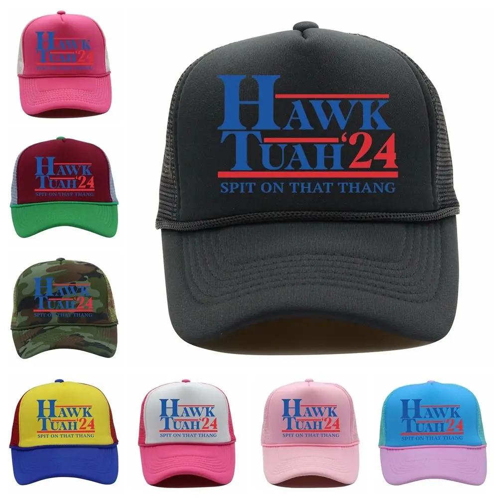 

Hot Mesh Hawk Tuah 24 Baseball Cap Unisex Meme Spit On That Thang Retro Adjustable Snapback Caps