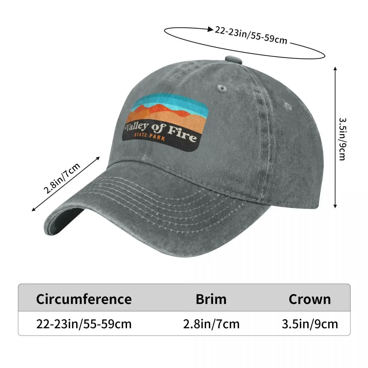 وادي النار ستيت بارك المشي لمسافات طويلة موهافي الصحراء نيفادا قبعة بيسبول عيد ميلاد Snapback قبعة رجالي القبعات النسائية