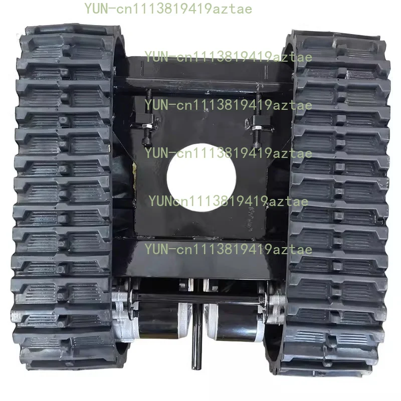 Electric Crawler Tank Chassis Accessories,Iron Frame Dual Motor Beach Electric CarChassisForOutdoorEntertainment,BatteryOptional