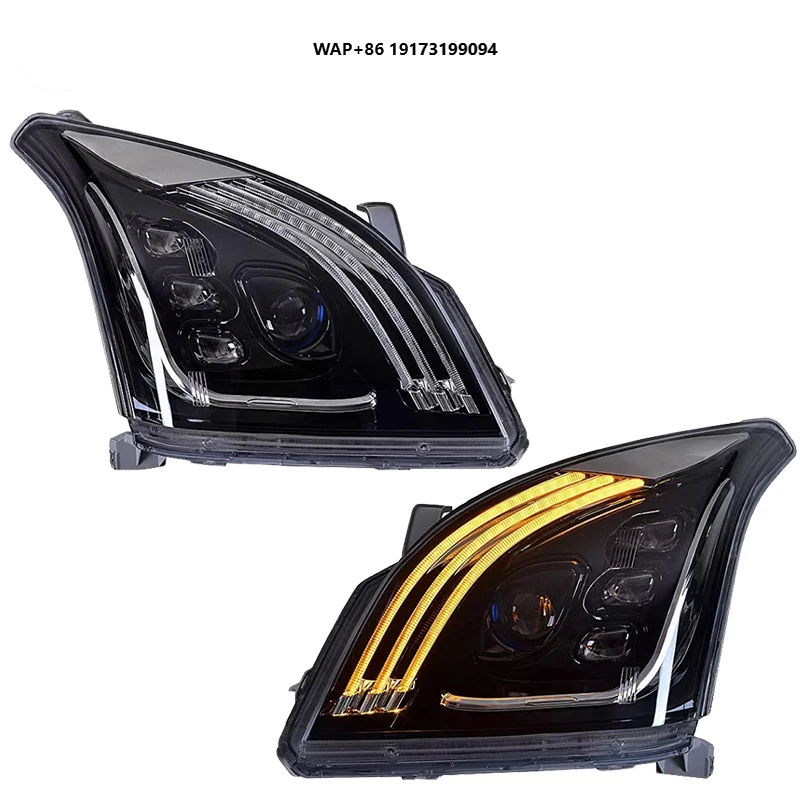 

for-Toyota Land Cruiser Prado New Head Lamp Front Light Prado FJ 120 Head Light 2003-2009 Upgrade Led Headlight