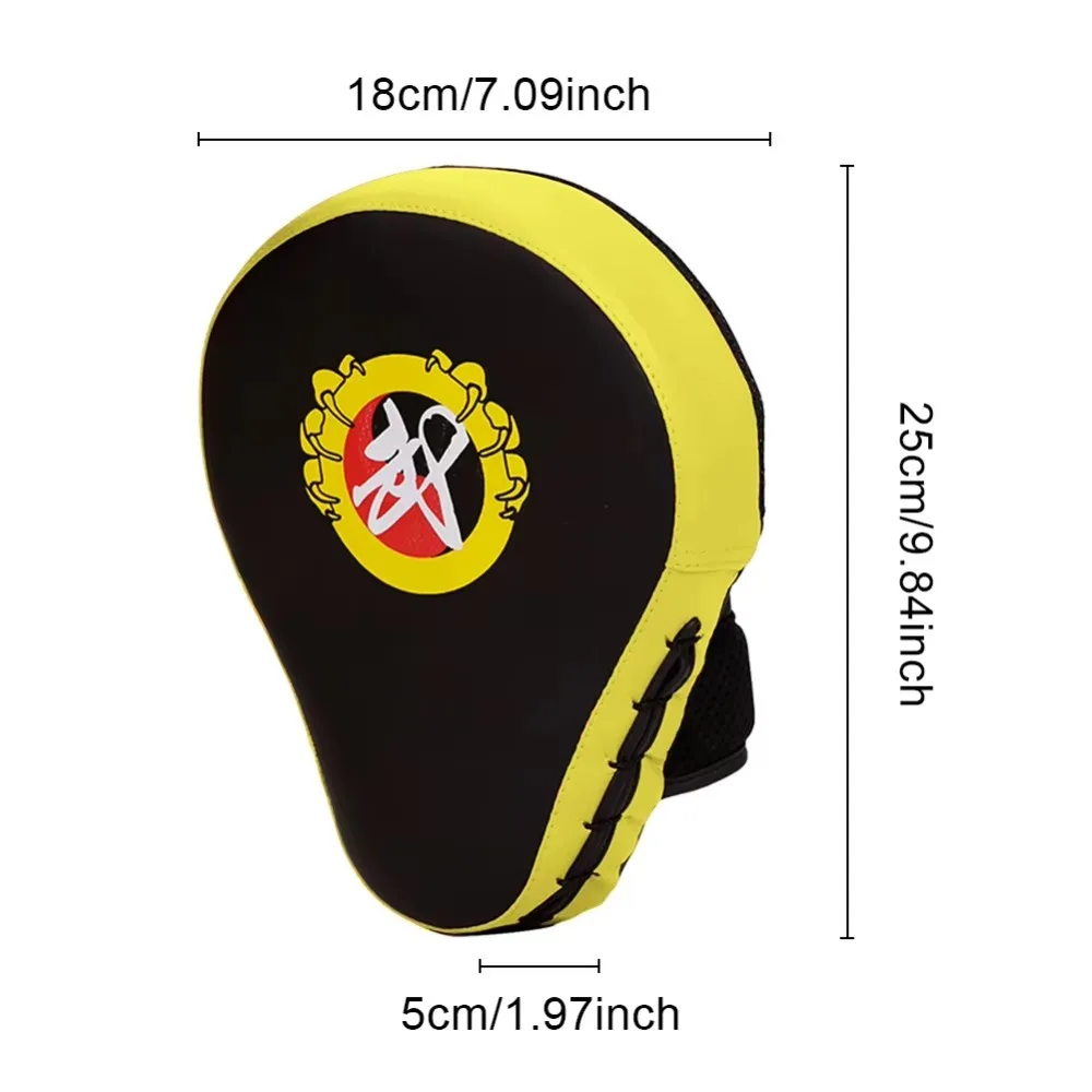 1 قطعة وسادة الهدف اليدوية للملاكمة المتينة ممتصة للصدمات خفيفة الوزن القتال اليد الهدف تصميم مريح قفاز الملاكمة