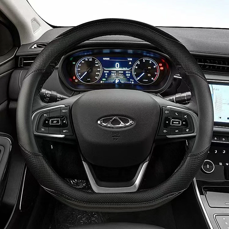 D شكل سيارة غطاء عجلة القيادة لشيري تيجو 5X 7 8 2020 -2023 3X 7 Plus 8 Plus Pro أريزو 5 Plus GT 2021 -2023 GX 2019-2023