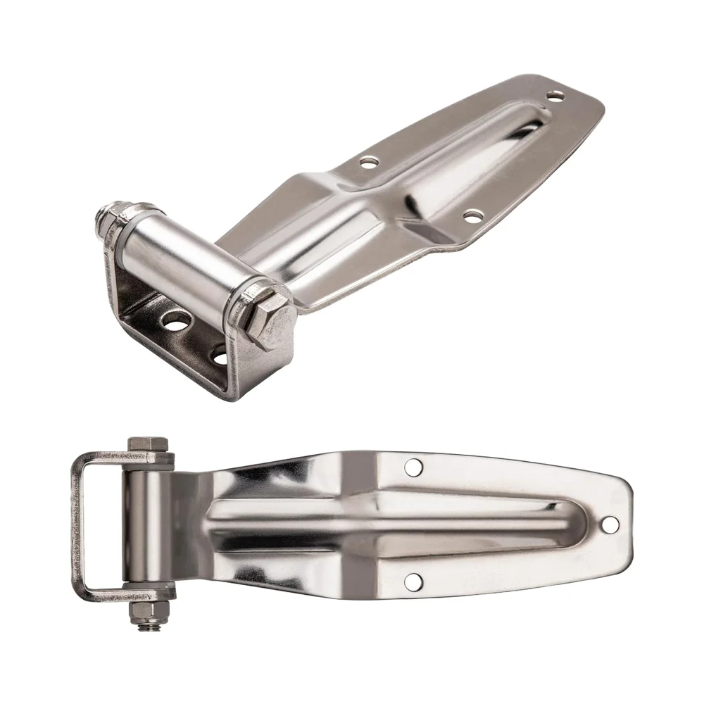 11 Inch Heavy  304 Stainless Steel Door Hinge Screw/Weld Installation for Truck Freezers Cold Storage Wooden Doors