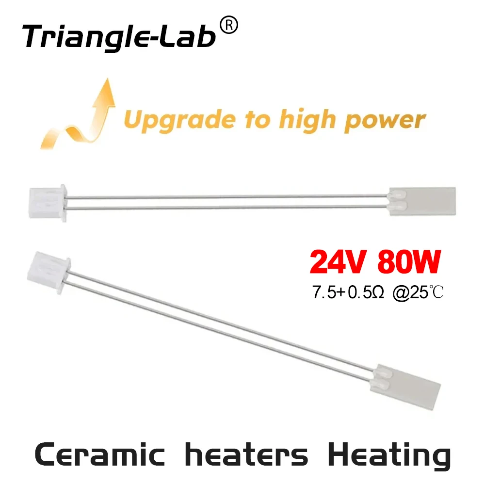 C TriangleLab-High Power Ceramic Heater, Heating quickly for TZ HOTEND V2 V3 TZ E3 HOTEND TZ V6 HOTEND, BamboLab X1 CHCB-OT