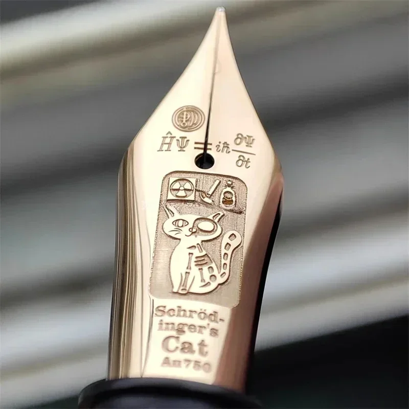 New Tangmoon Creative No.6 Pen Nib Unit Physics Series/Schrödinger’s Cat/Adapted BOCK Pen Holder Fountain Pen Accessories