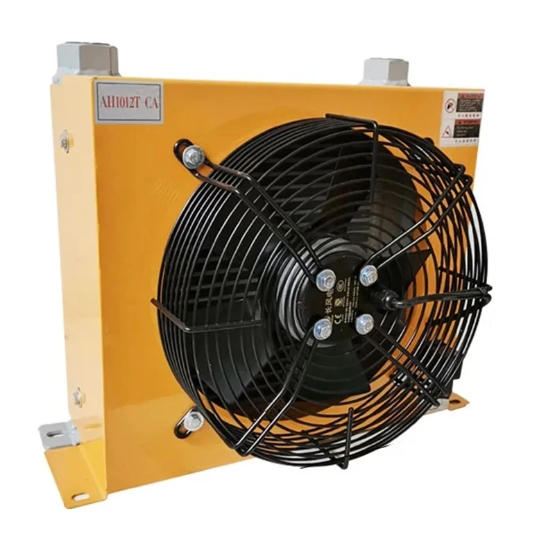 Hydraulic Air Cooler 24V/12V/220V/380V Truck-Mounted Crane Modified Fuel Tank Cooling Cooler Air-Cooled Oil Radiator AH1012T