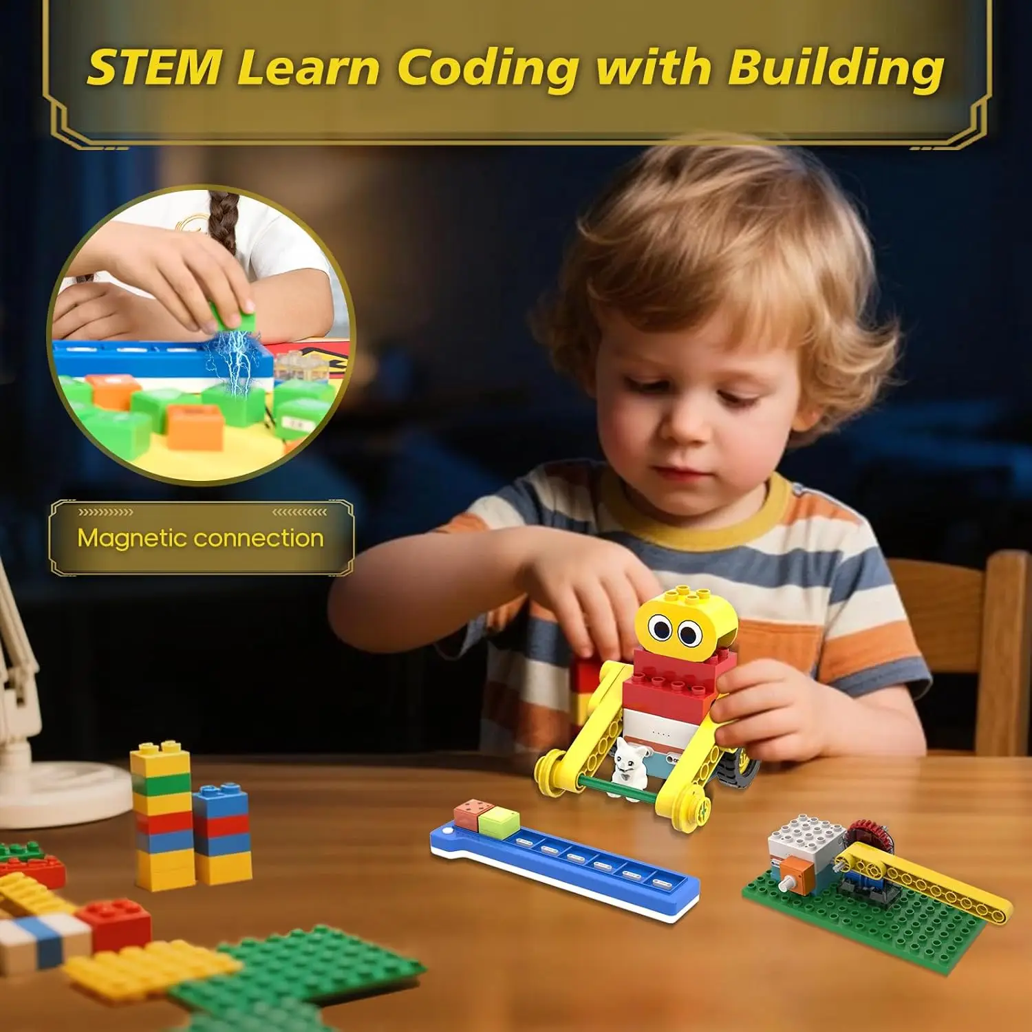 Zestaw robota do programowania bez ekranu 10 w 1 dla dzieci, ponad 85 elementów, zestawy naukowe, konstrukcja robotyki STEM, edukacyjne projekty programistyczne, prezenty