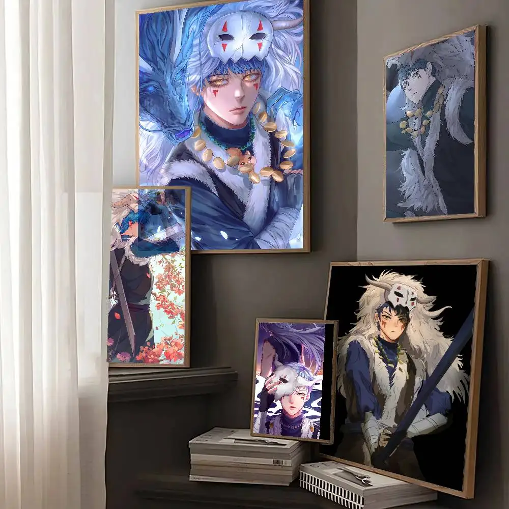 Shin Ah Anime A-Akatsuki No Yona Posters Living Room Bar Cafe Quality Canvas Vintage Style Comics Painting Art Home Wall Decor