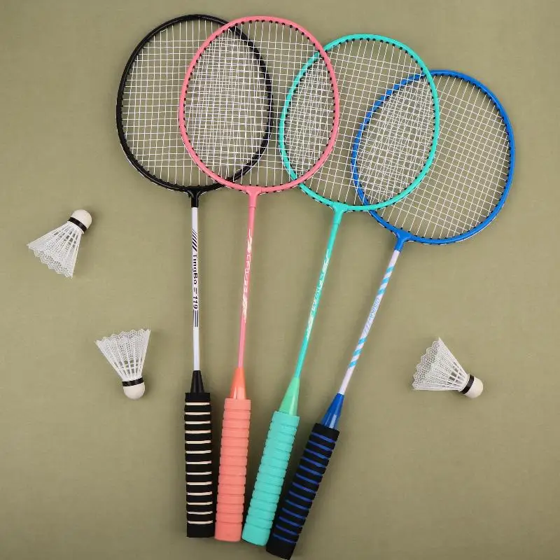 

1Set Beginners Badminton Professional Training Durable Leisure Sports Racquet Durable Badminton Racket Set