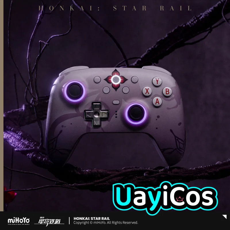 

Original Honkai Star Rail March 7th Evernight Wireless Gaming Controller Play Game Handle Set Gifts Box Anime Game Toy Kids Cosp