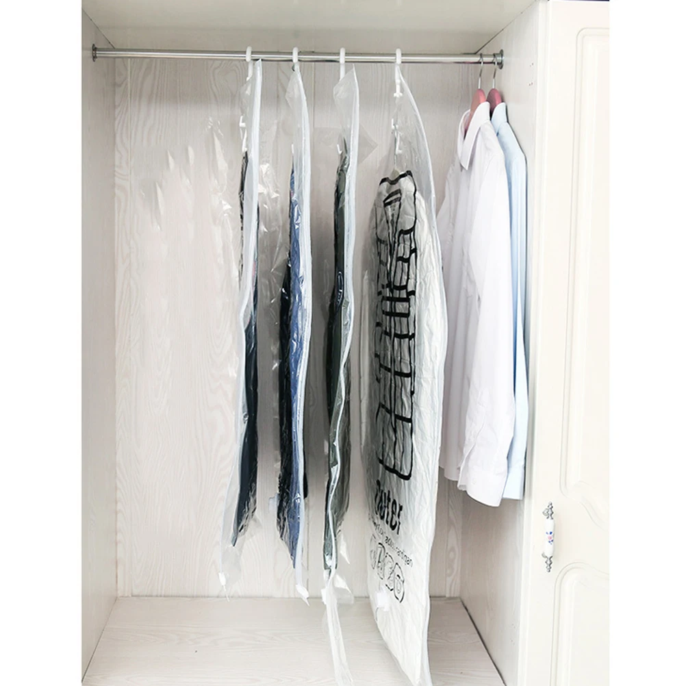 

5 Pcs Vacuum Storage Bags Clothes Compress Sealed Save Space ganizer Middle Size Eco Material Storage Bag