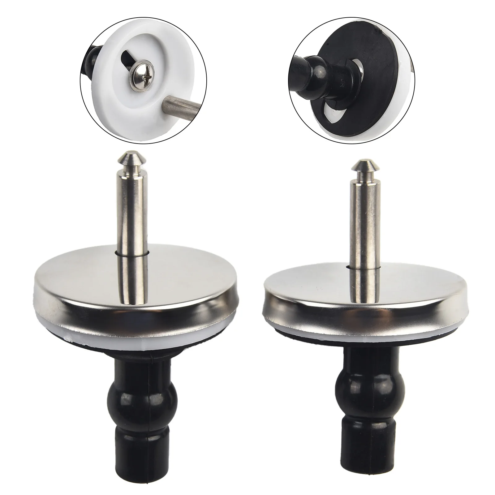 High Quality Brand New Toilet Hinge Hinge Pack for top Close 2pcs。 Toilet Hinges Fitting Release  High Quality