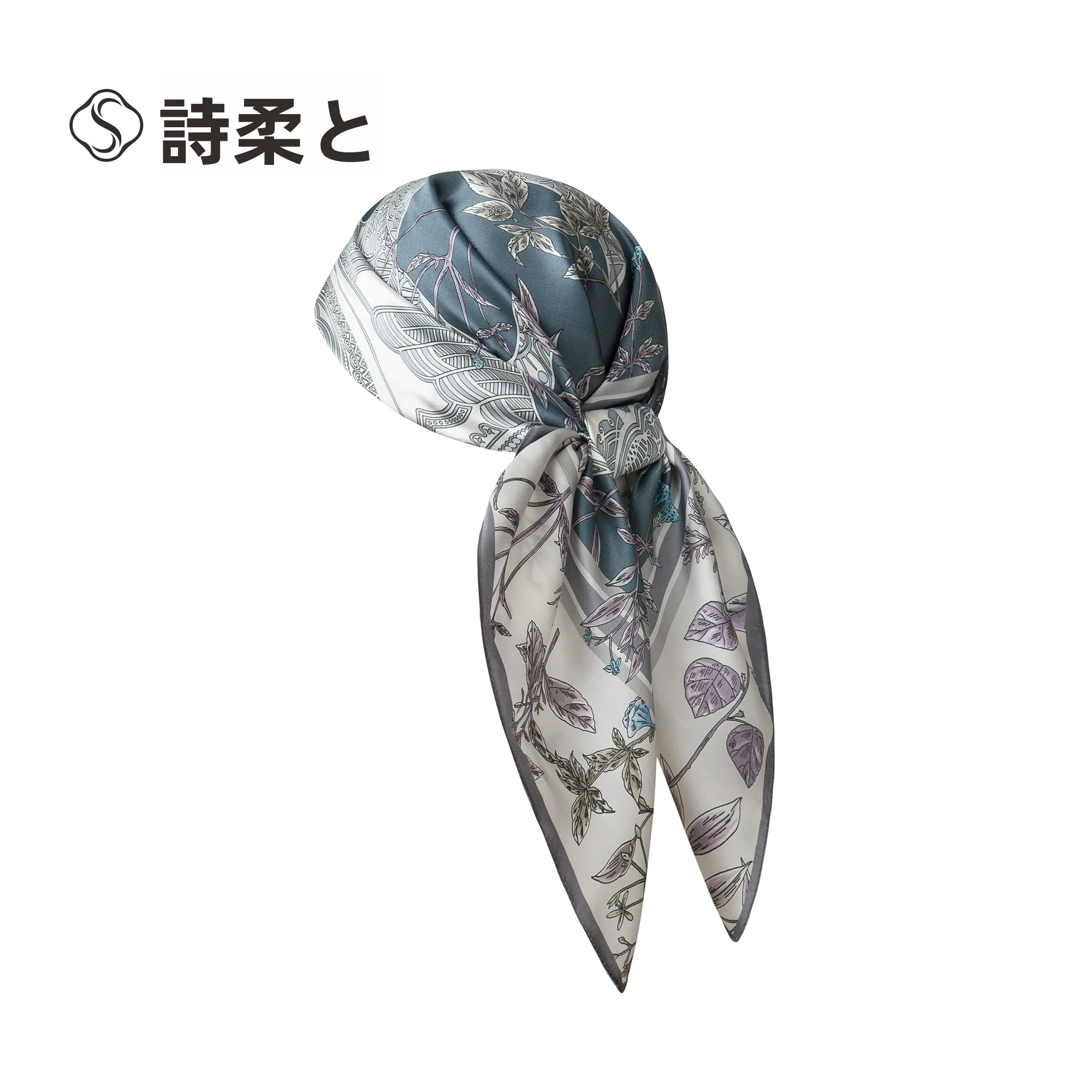 sciarpa-in-chiffon-di-seta-con-stampa-vegetale-blu-ele-ey-foulard-multiuso-in-seta-delicata-sulla-pelle-per-donna