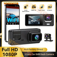 NEW Dash Cam for Car 2/3 Channel WIFI 1080P Video Recorder Dashcam Black Box Car DVR Optional Rear View Camera Car Accessories