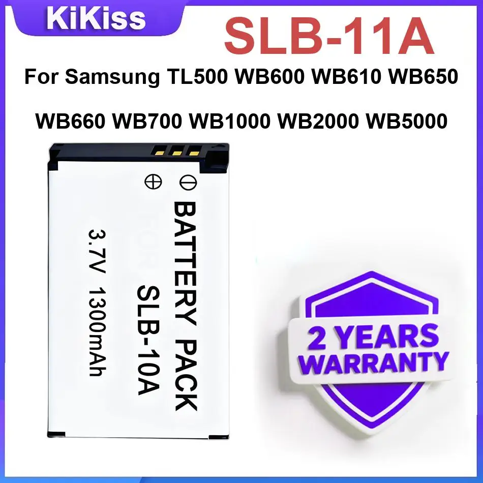 Camera Battery SLB-11A For Samsung TL500 WB600 WB610 WB650 WB660 WB700 WB1000 WB2000 WB5000 WB5500 Powerful Batteries