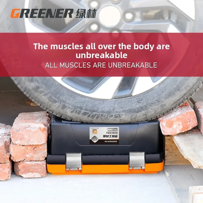 Large capacity partition hardware toolbox, multifunctional electrical and woodworking storage toolbox
