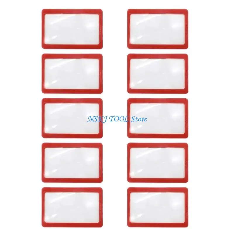 L8RC Travel Friendly Portable Design 3x Magnifier Card Suitable For Electronic Repair Reading Assistance And Detail Examination