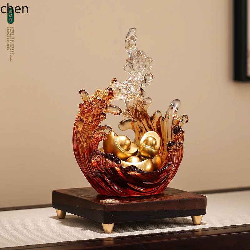 Ornament Prosperity and Wealth Gathering Fortune Entrance Living Room TV Cabinet Decoration Meaningful Craft