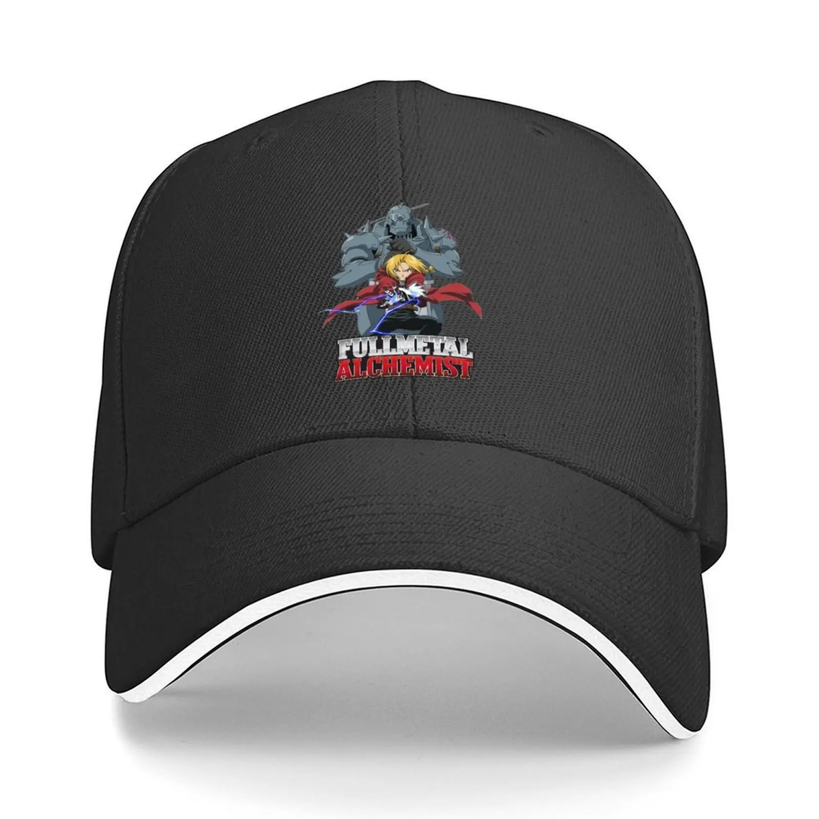 

FULLMETAL ALCHEMIST! The Elric Bros! Baseball Cap Hat men Luxury Man Hat Ball Cap Custom Cap Men's Luxury Women's