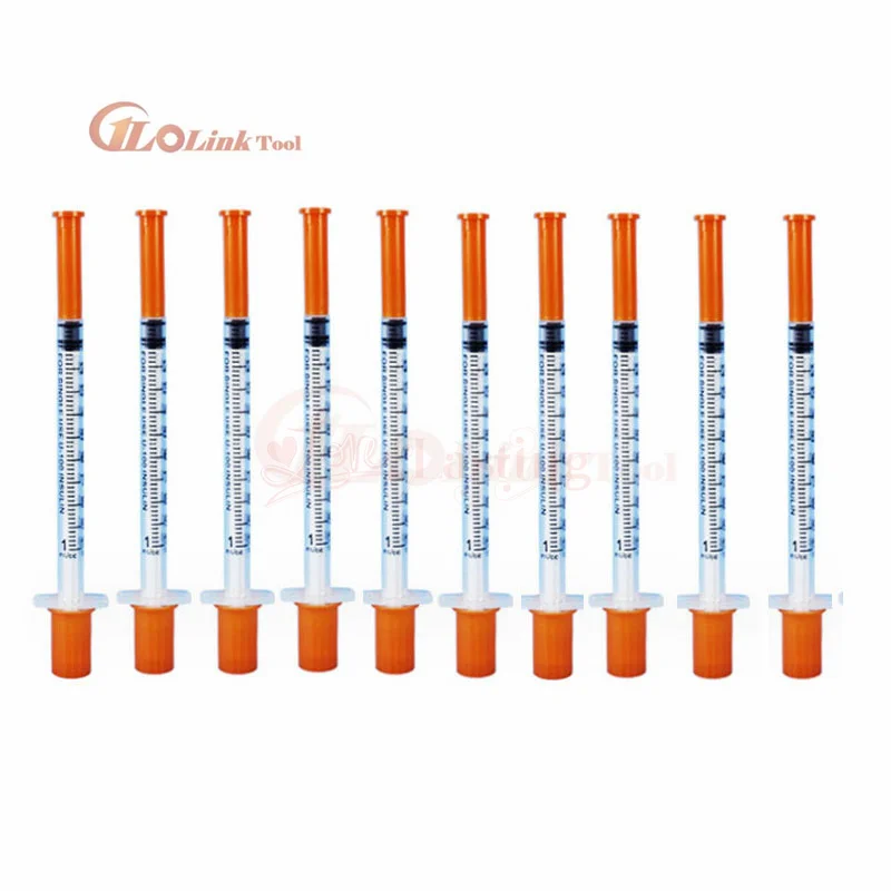 50 قطعة 1 مللي 30G13mm المتاح البلاستيك حقنة بيطرية مع الإبر لمزرعة الحيوانات الأليفة الحيوان القط الكلب خنزير الماشية الأغنام الخيول أداة Pa