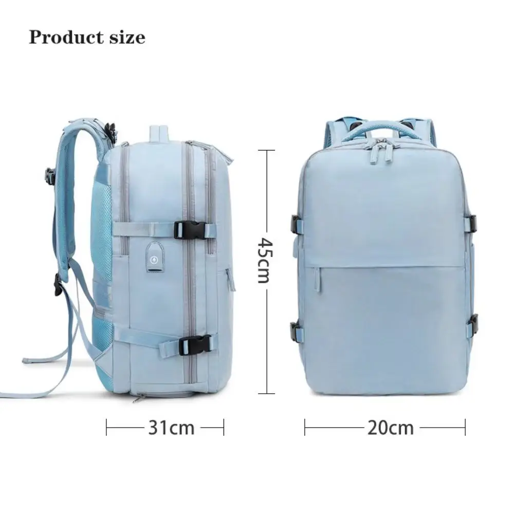 Multi functional cross-border backpack with dry and wet separation, large capacity backpack for travel, waterproof backpack for