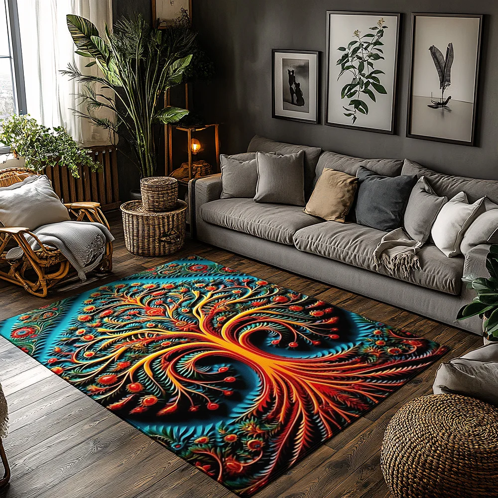 

Уникальный ковер с цветочным узором, коврик для двери, моющиеся коврики для прихожей, домашний декор, коврик для гостиной, современный художественный дизайн, Flo