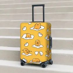 Funda para maleta con dibujos de huevos divertidos, protección para viajes de crucero, vacaciones, accesorios prácticos para equipaje, Navidad, 2024