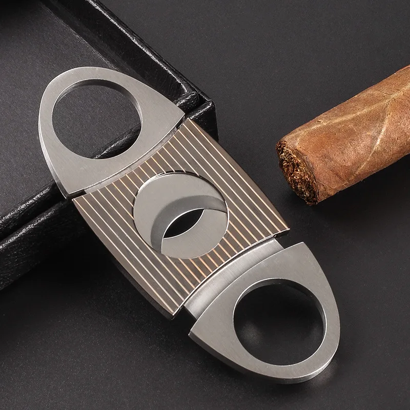 Portable stainless steel Cigar Cigar Cutter Travel Sharp Cigar Scissors