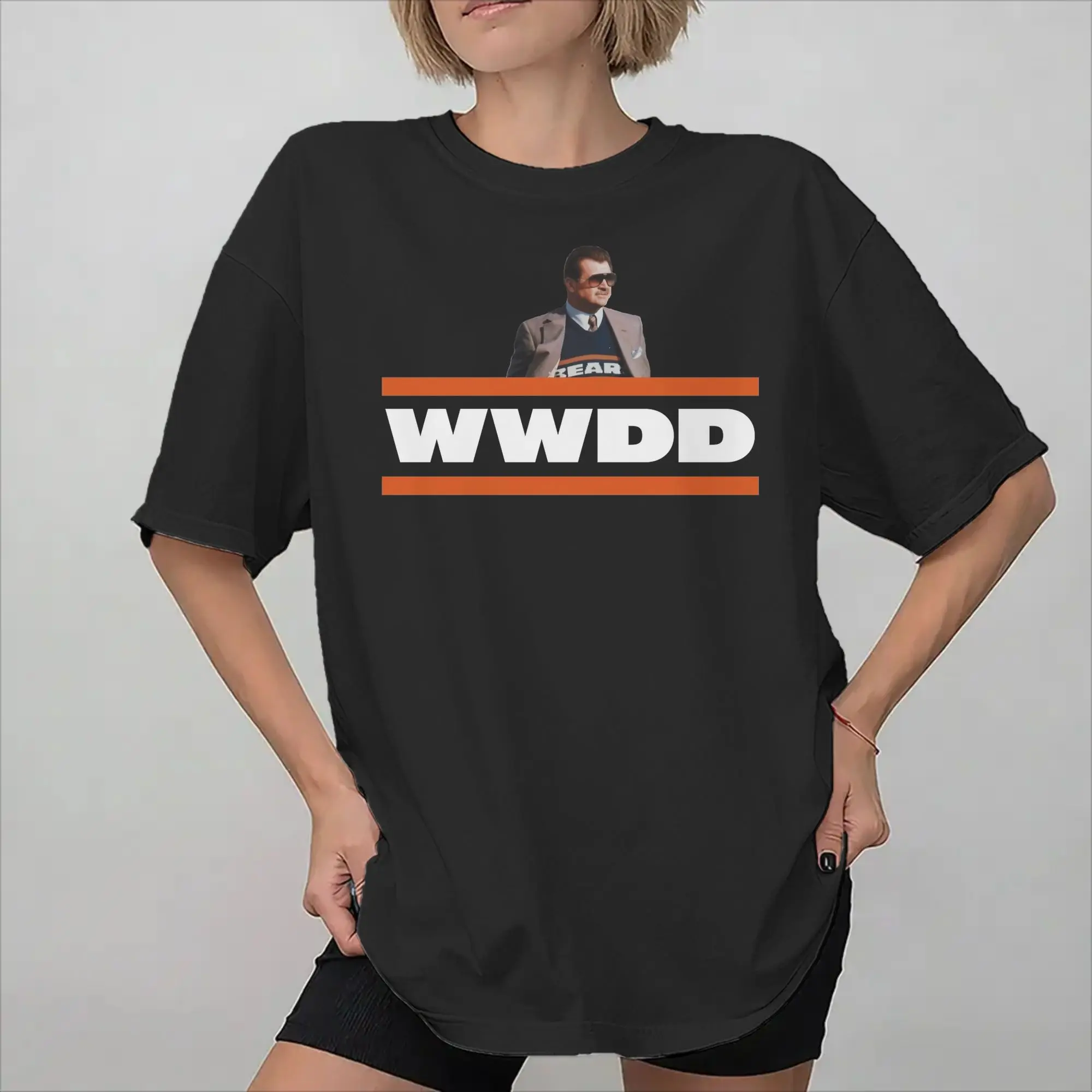 Men Women Printed RIP Mike Ditka   Tee T Shirt Pure Cotton  T-shirts Clothing