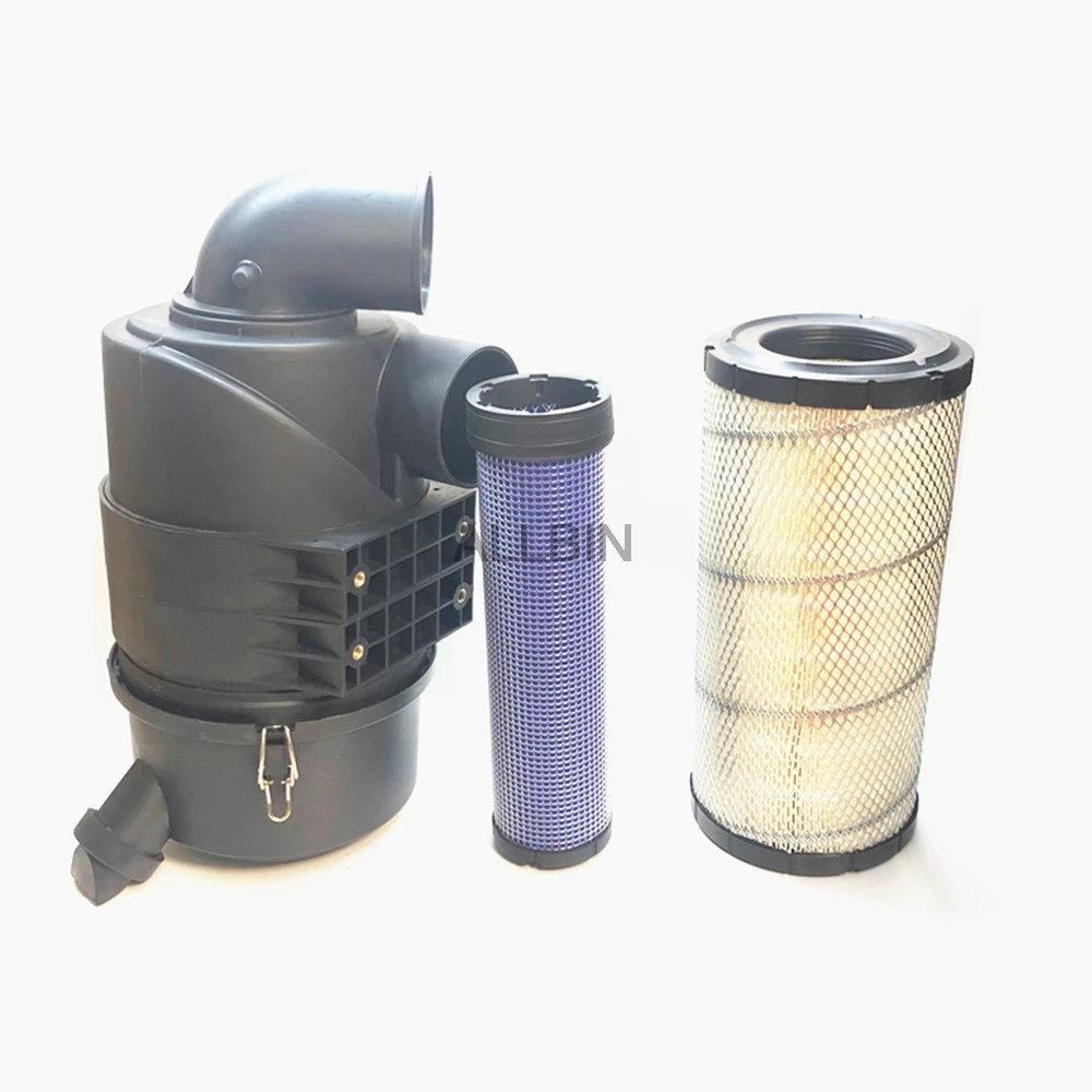 

For Kobelco SK135SR 115SR Air filter housing assembly rear cover air filter element kit assembly quality excavator accessories