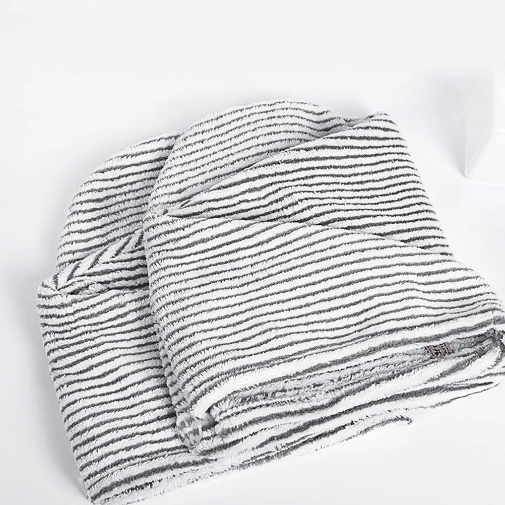 غطاء شعر جاف من الألياف، منشفة سريعة الجفاف، لفافة شعر ماصة للحمام والسفر، خفيفة الوزن وإزالة الرطوبة بسرعة #1