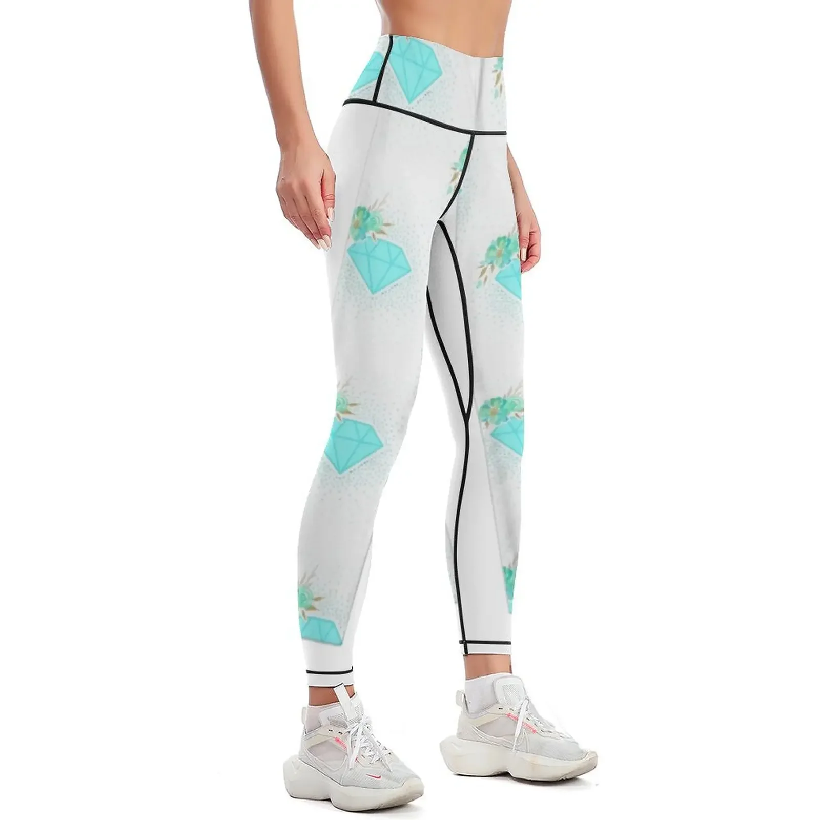 SHINee Diamond Leggings Sports pants for sports tennis for for physical jogging pants Womens Leggings