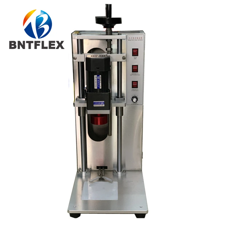 

desktop automatic capping machine, mineral water bottle, glass water machine oil drum, lubricating oil sealing machine