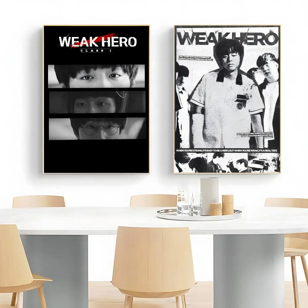 Serious Webtoon W-Weak Hero Class 1 Poster Wall Art Print Decorative Mural Home Decor Gift Unframed