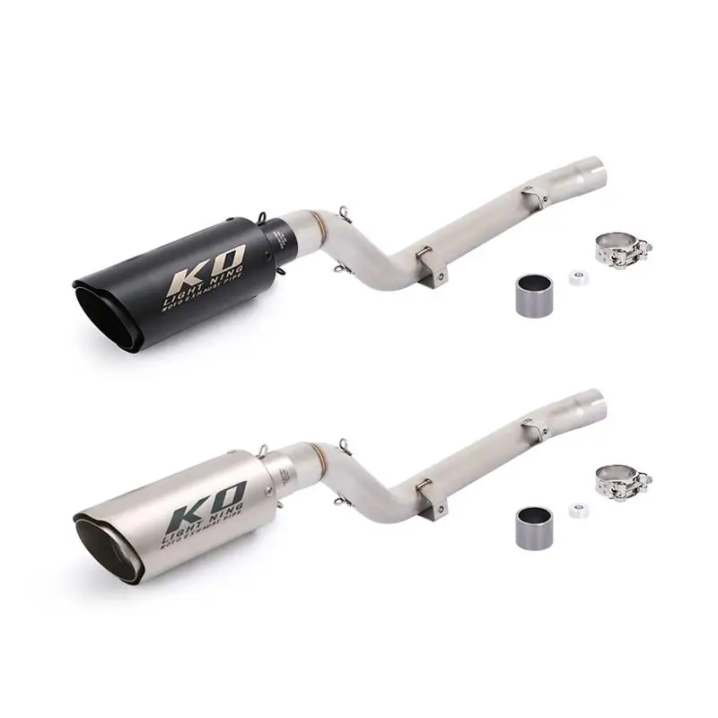 

Для SUZUKI DRZ 400 S 400 SM 400E 2000-2025 надеваемая выхлопная труба среднего звена мотоцикла, глушитель 250 мм, глушитель из нержавеющей стали с DB Killer