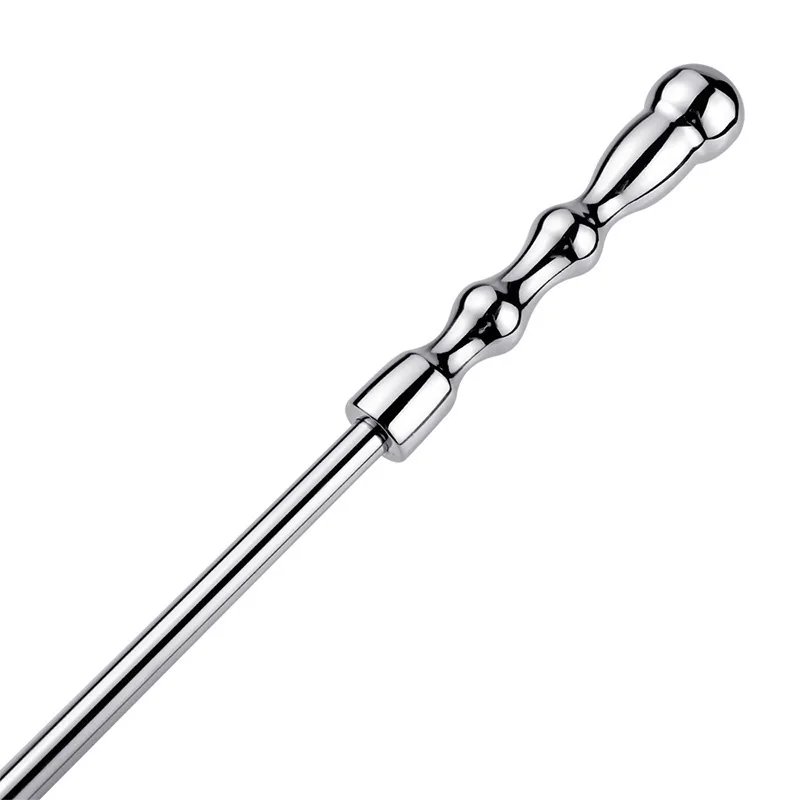 S/M/L Metal Anal Plug Wand Ball Handle Anus Dilator Vaginal Prostate Massager Stimulation Stainless Steel Anal Beads Butt Plug