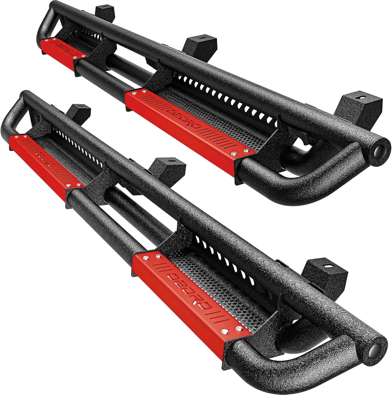 

Running Boards for 2018-2026 Jeep Wrangler JL JLU Unlimited 4 Door, Carbon Steel, Paintable, Drop Nerf Bars Design