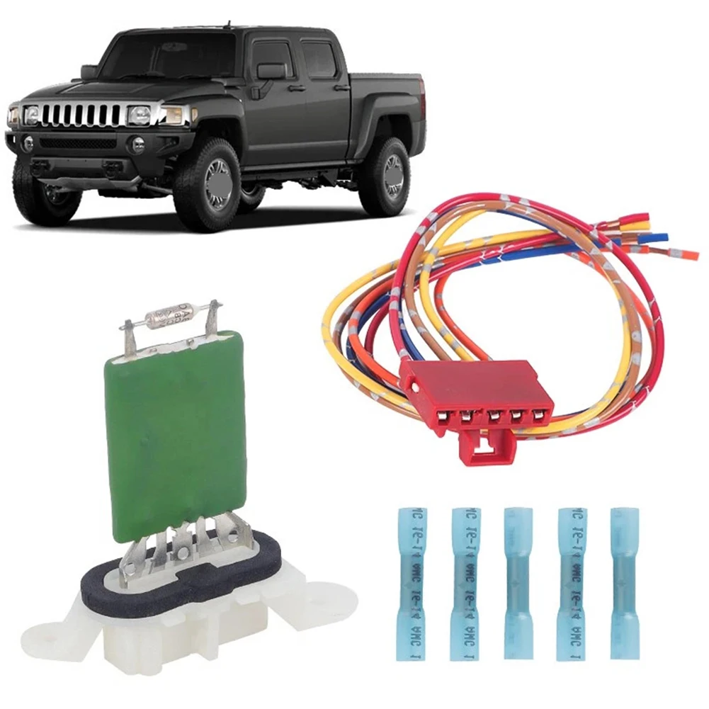 HVAC Replacement Heater Resistor Kit HVAC Connector Resistor Wire Harness Kit As Shown Plug-and-Play 1 Set Included