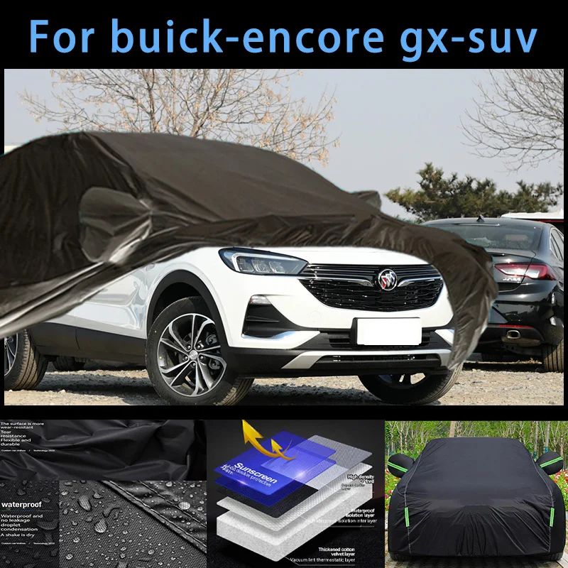 

For buick-wncore gx-suv Outdoor Protection Full Car Covers Snow Cover Sunshade Waterproof Dustproof Exterior Car accessories