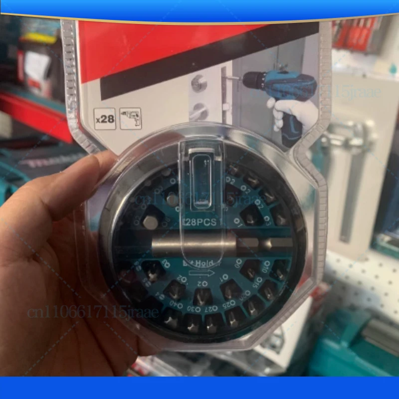 Für Makita 28-teiliges Chargen-Set Kreuz sechseckige Charge B-45412 Kombinationsset Werkzeugzubehör