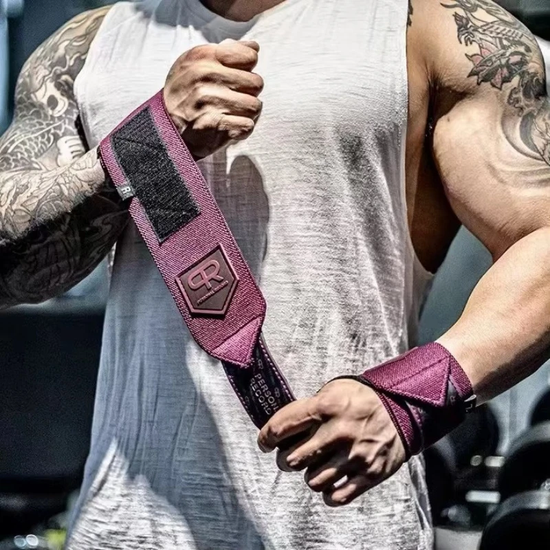 High-Elastic Fitness Wrist Support for Weightlifting - Sweatproof & Durable, Provides Stable Joint Protection for Gym Training
