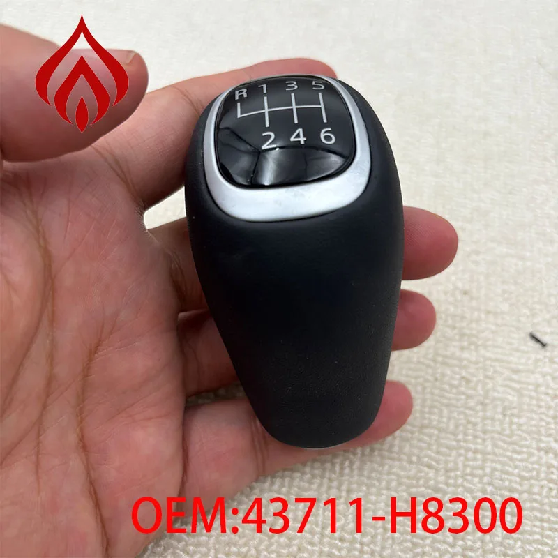 43711-H8300 6 Speed Gear Shift Knob for Kia Rio Cerato 2017 Case for Sportage 2017-2018 Manual Shifter Lever Change Knob