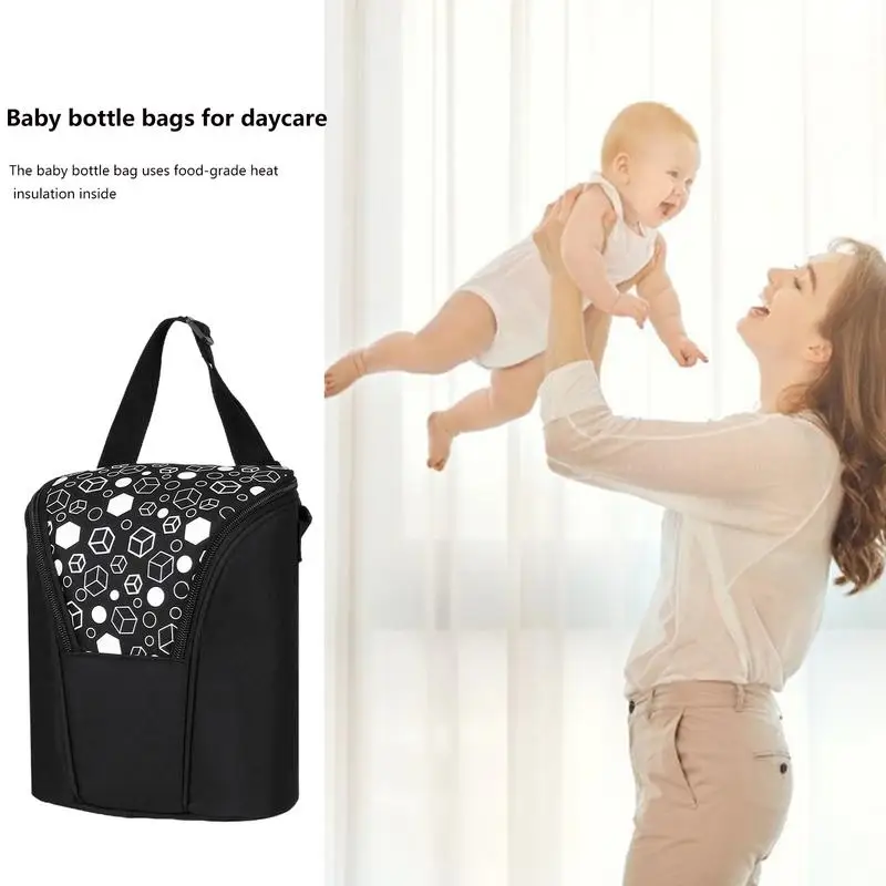 Baby Bottle Cooler Breast Milk Cooler Bag With Ice Pack Portable Insulated Bottle Bag Great For Nursing Mom Daycare