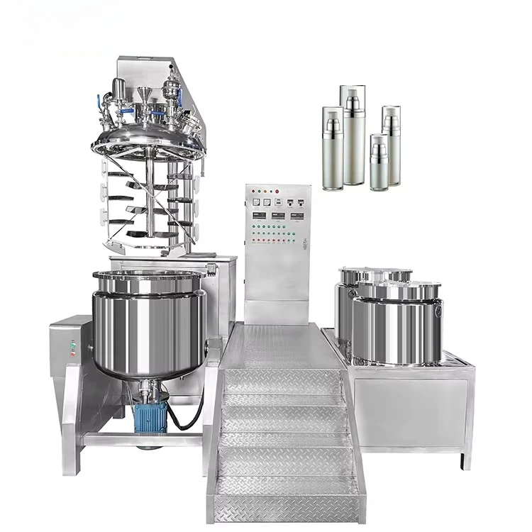 Vacuum Emulsifier Homogenizer Mixer Making Machine Homogenizing Emulsifier Machine for Cosmetic Facial Cream/toothpaste