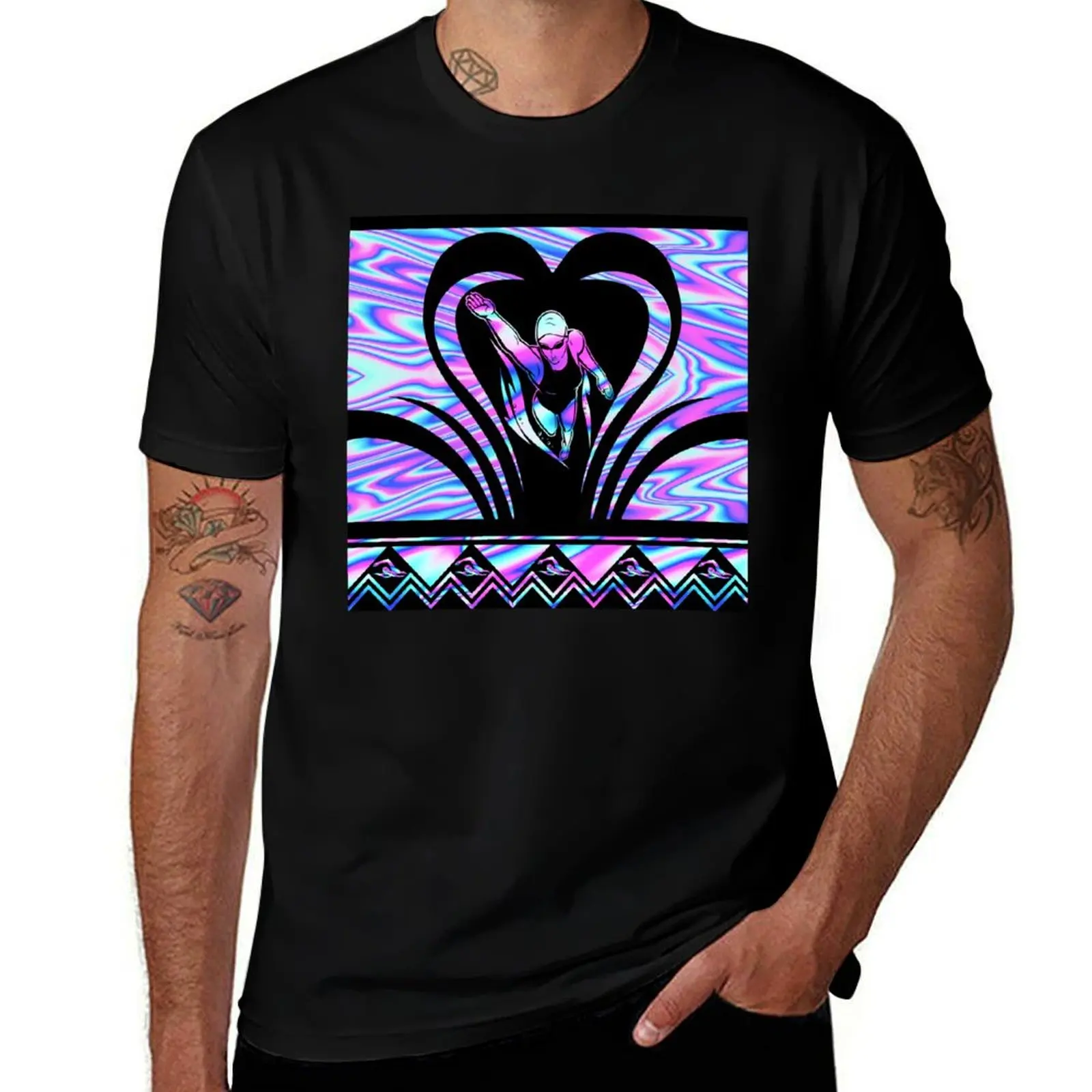 

Swimming Colorful T-Shirt cute clothes football t shirt basketball graphic tees anime mens graphic t-shirts anime