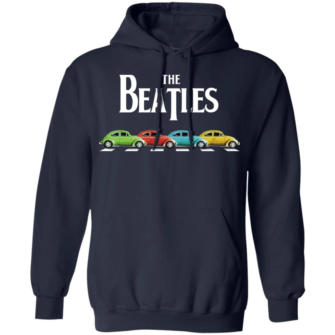 Funny Abbey Road Bug Car Pullover Hoodie New 100% Cotton Comfortable Casual Mens Sweatshirts Fashion Streetwear