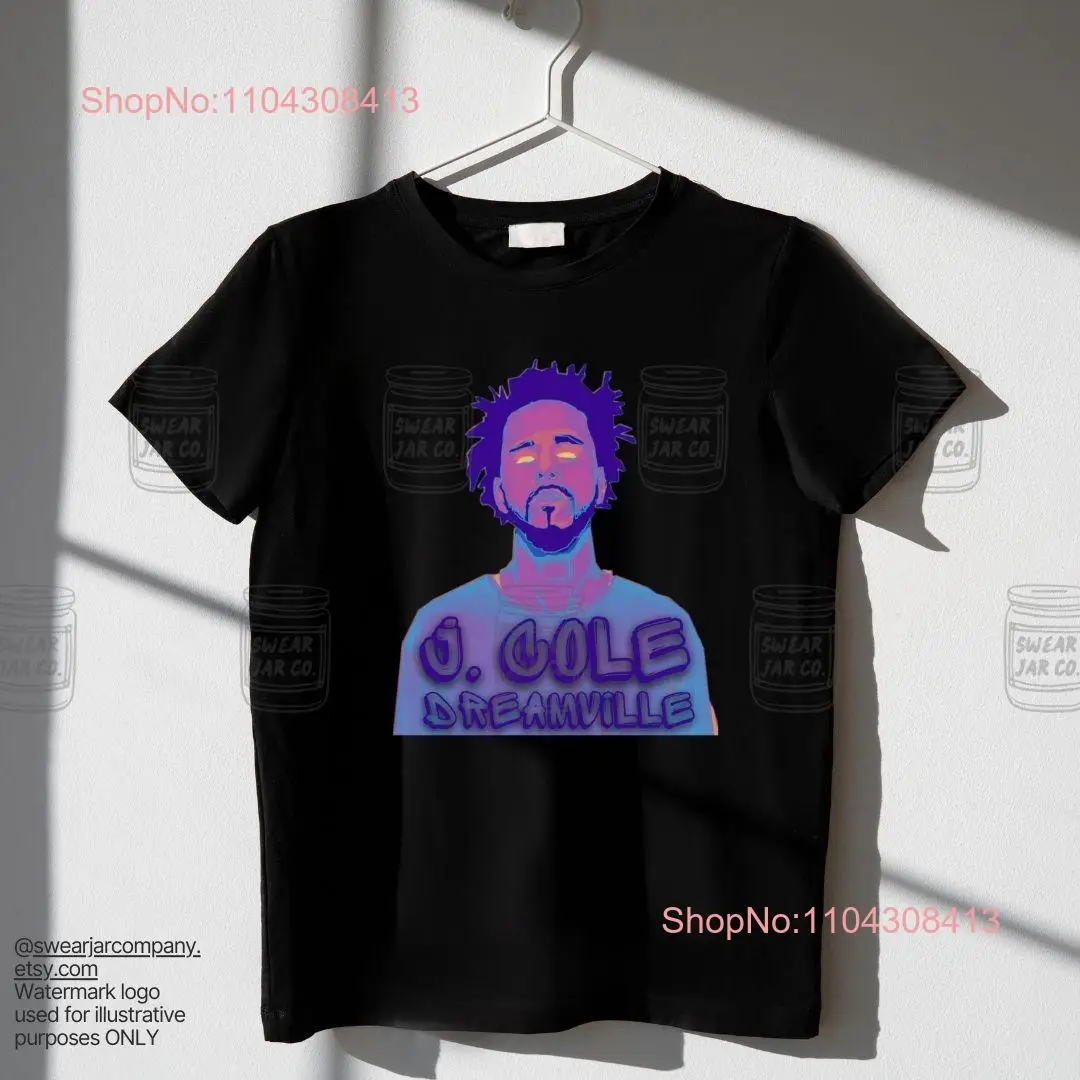 Mens แฟนแฟน J Cole Dreamville 90's Hip Hop T เสื้อ JCole Merch กราฟิก Rap ยาวหรือแขนสั้น