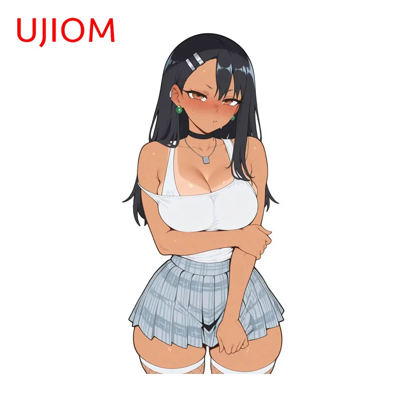 UJIOM Nagatoro Anime Wall Stickers Living Room Fridge Computer Cooler Decal Customizable Adhesive Wallpapers Decoration DIY