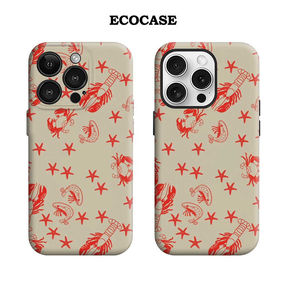 Coque de téléphone Must-Haves IPhone17, homard de Chef rouge, pour IPhone 17 16 15 14 13 12 11 Pro Max Plus, couverture arrière Double couche