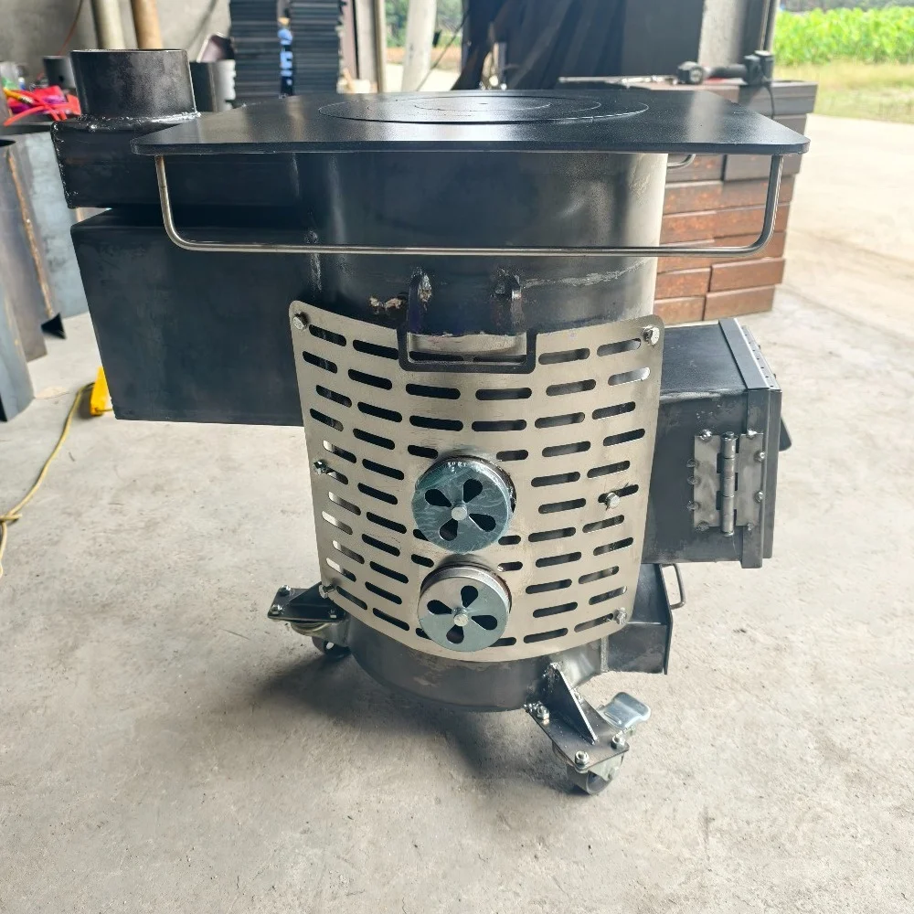 Wood Stove Household Gasification Bile Rural Wood-coal Dual-purpose Heating Cooking Stove Gasifier Full Plate Gasifier